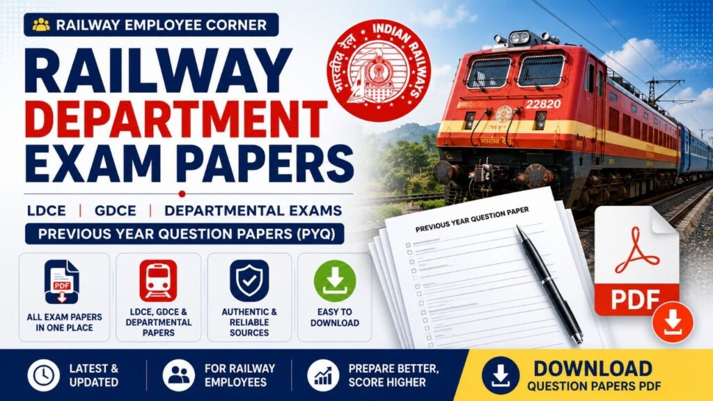 Railway LDCE Question Paper GDCE Previous Year Question Papers